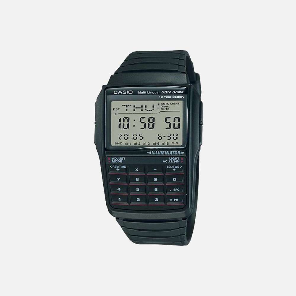 Casio DBC-32-1A Databank Black Resin band watch