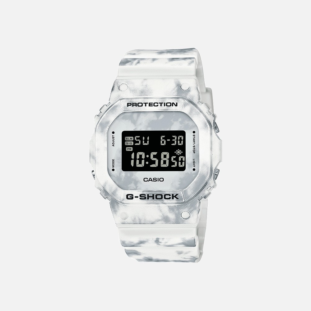 G-Shock DW5600GC-7 White resin digital watch