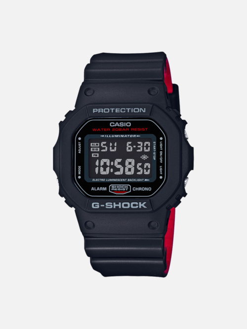 G-Shock DW5600HR-1 Mens Digital Black Resin Watch