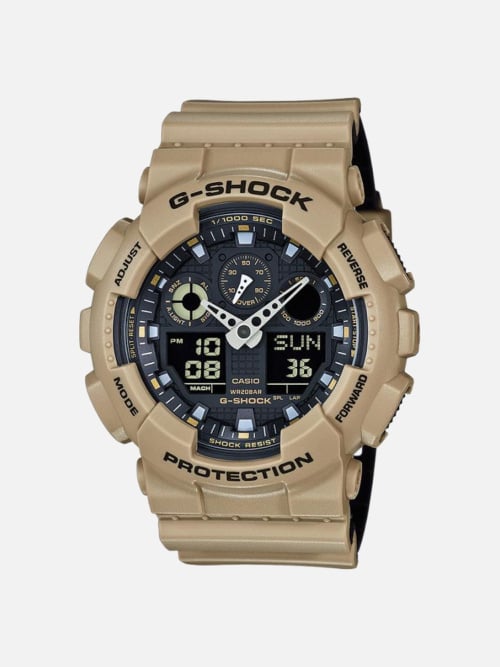 G-Shock GA100L-8A Mens Resin Biege watch