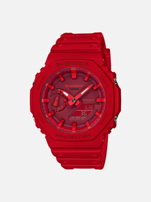 G-Shock GA2100-4A Mens Red Analog Digital Watch