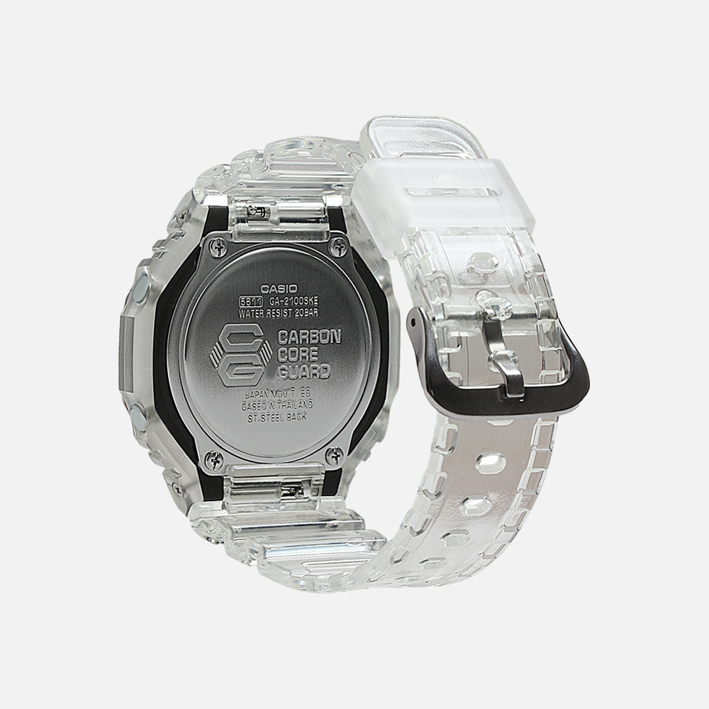 G-Shock GA2100SKE-7A Mens Analog-Digital Resin Band Watch
