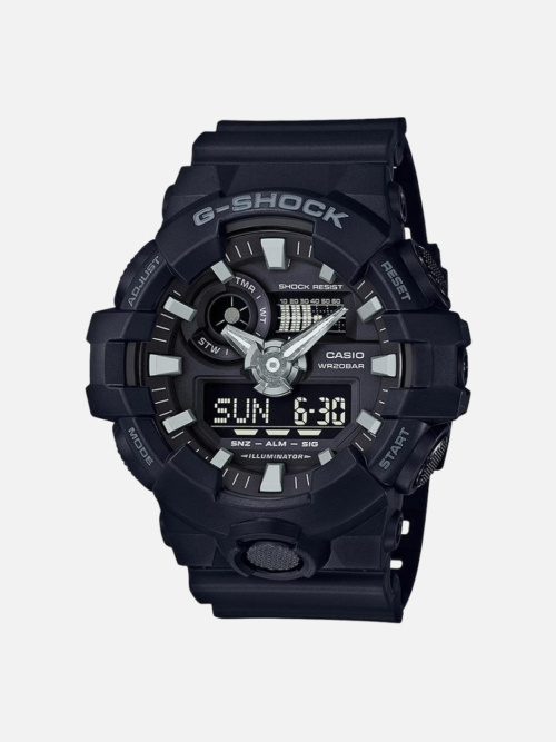G-Shock GA700-1B Black resin Analog-Digital watch