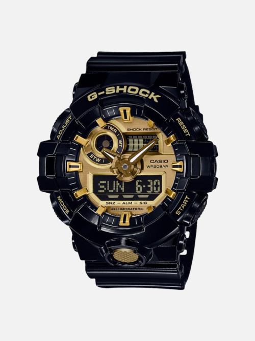 G-Shock GA710GB-1A Gold Dial Rubber Band Watch