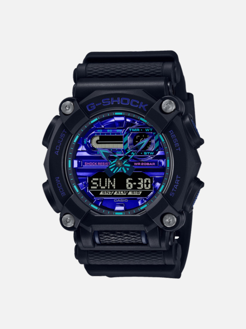 G-Shock GA900VB-1A Mens Resin Band Watch