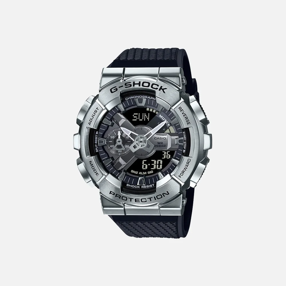 G-Shock GM110-1A Analog Digital Stainless Steel Case Resin band Watch