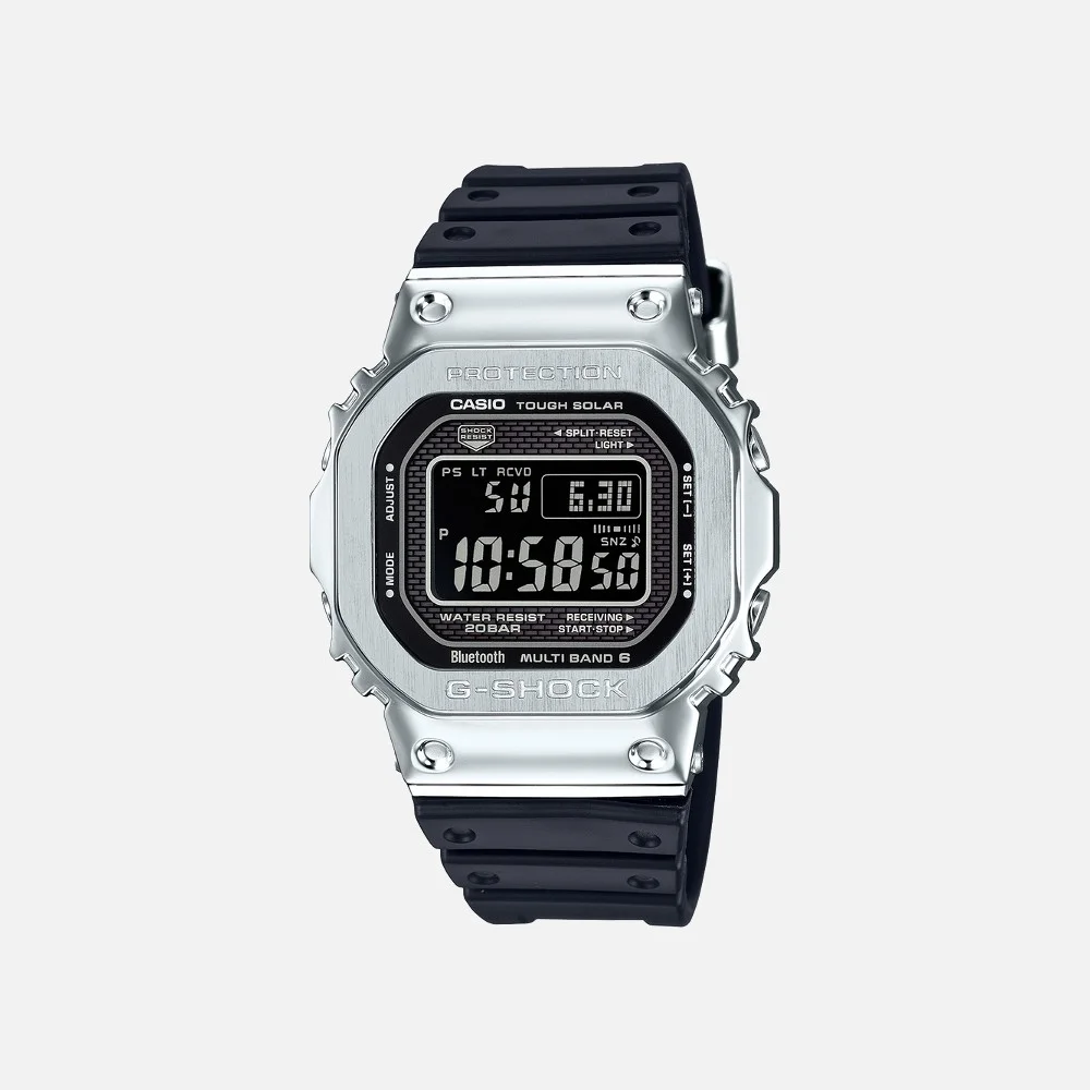 G-Shock GMWB5000-1 Stainless Steel Black resin digital watch