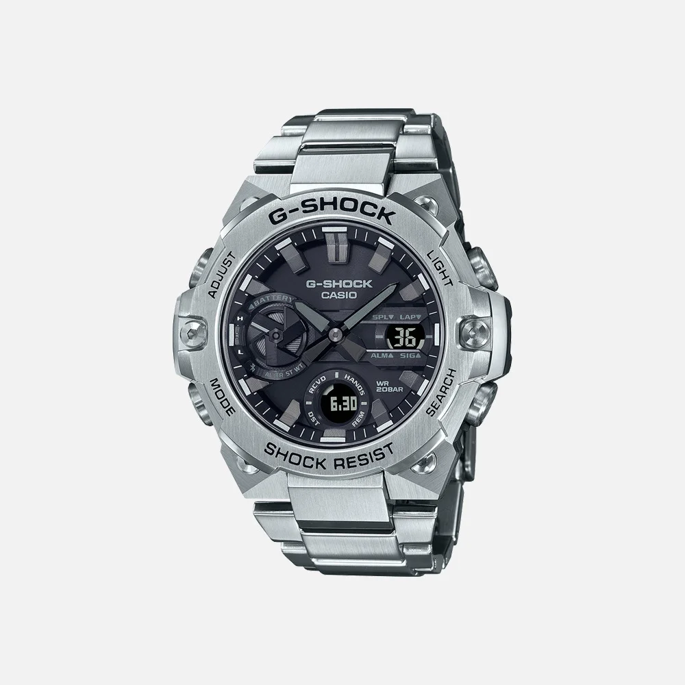 G-Shock GSTB400D-1A Mens Stainless Steel Band Watch