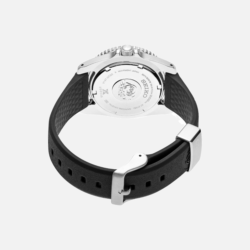 Seiko Prospex Black Solar Diver Watch SNE573