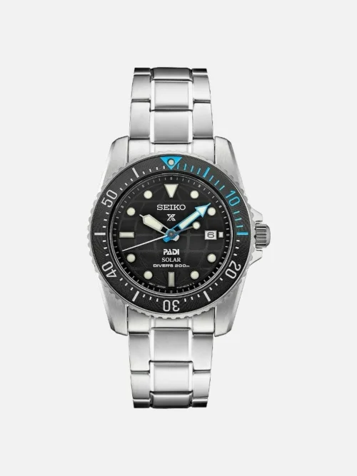 Seiko Prospex Black Solar Diver Watch SNE575