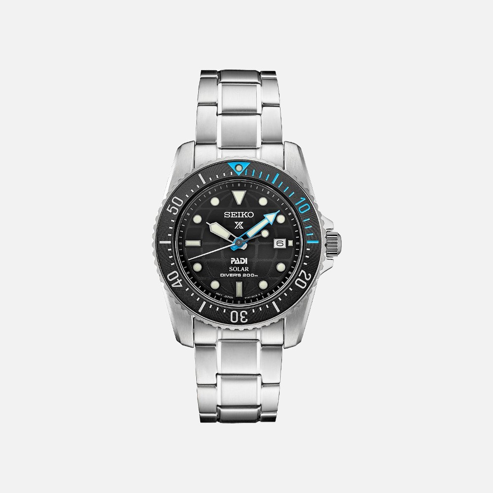 Seiko Prospex Black Solar Diver Watch SNE575