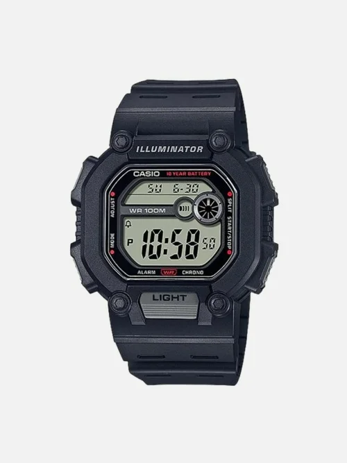 Casio W-737H-1AV Digital Black Resin Watch