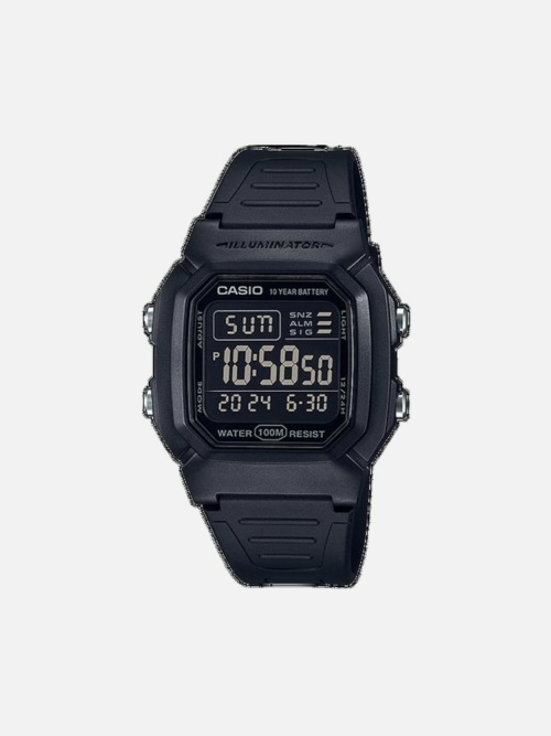 Casio W800H-1BV Classic Black Resin Digital Watch