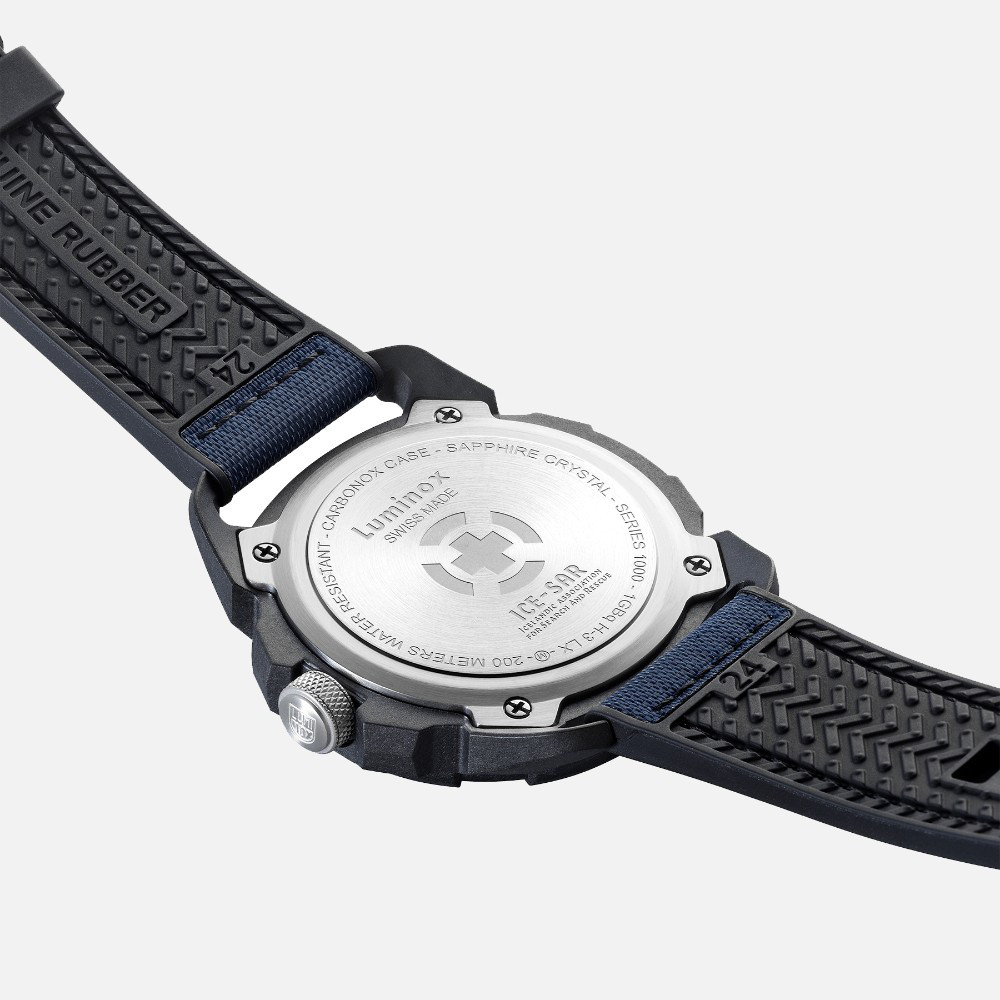 LUM 1000 SERIES 46MM BLUE WHITE DIAL WITH NAVY BLUE STRAP