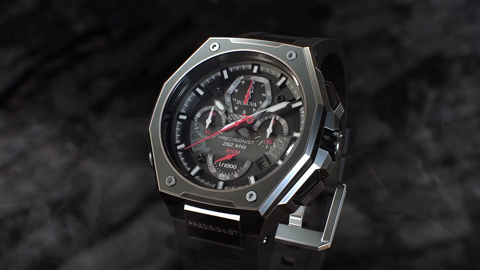 The Bulova Precisionist, “nothing is more precise”