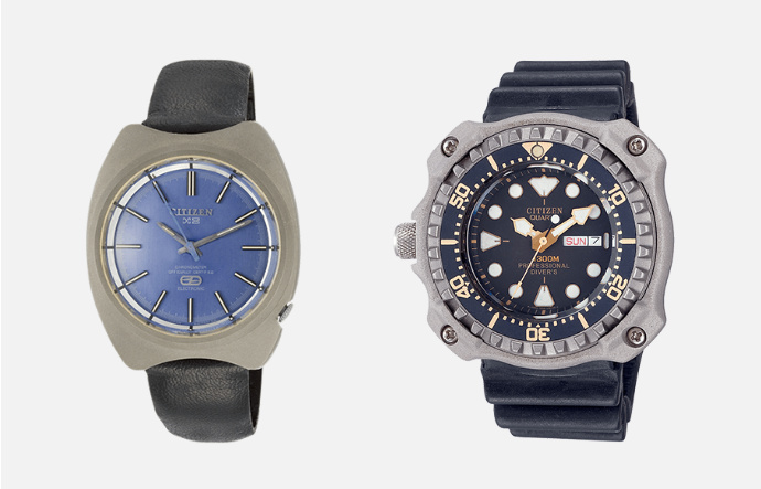 Citizen 1970 X8 Chronometer and 1982 Titanium 1300m Watch