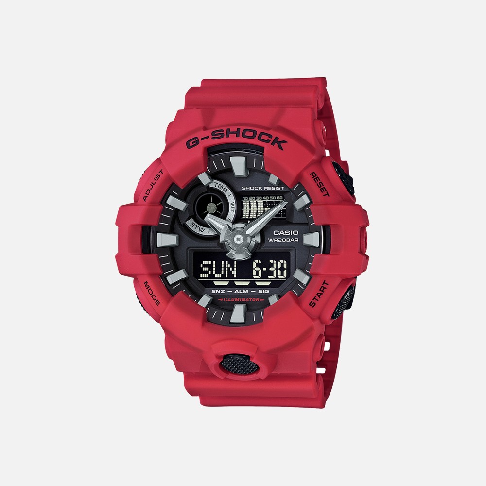 GA700-4A All Red Resin watch