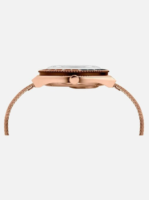 Timex Q Reissue Rose Gold Tone 38mm Stainless Steel Bracelet Watch