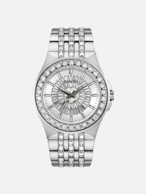 96A236 Phantom Baguette Crystal 42mm Stainless Steel Watch