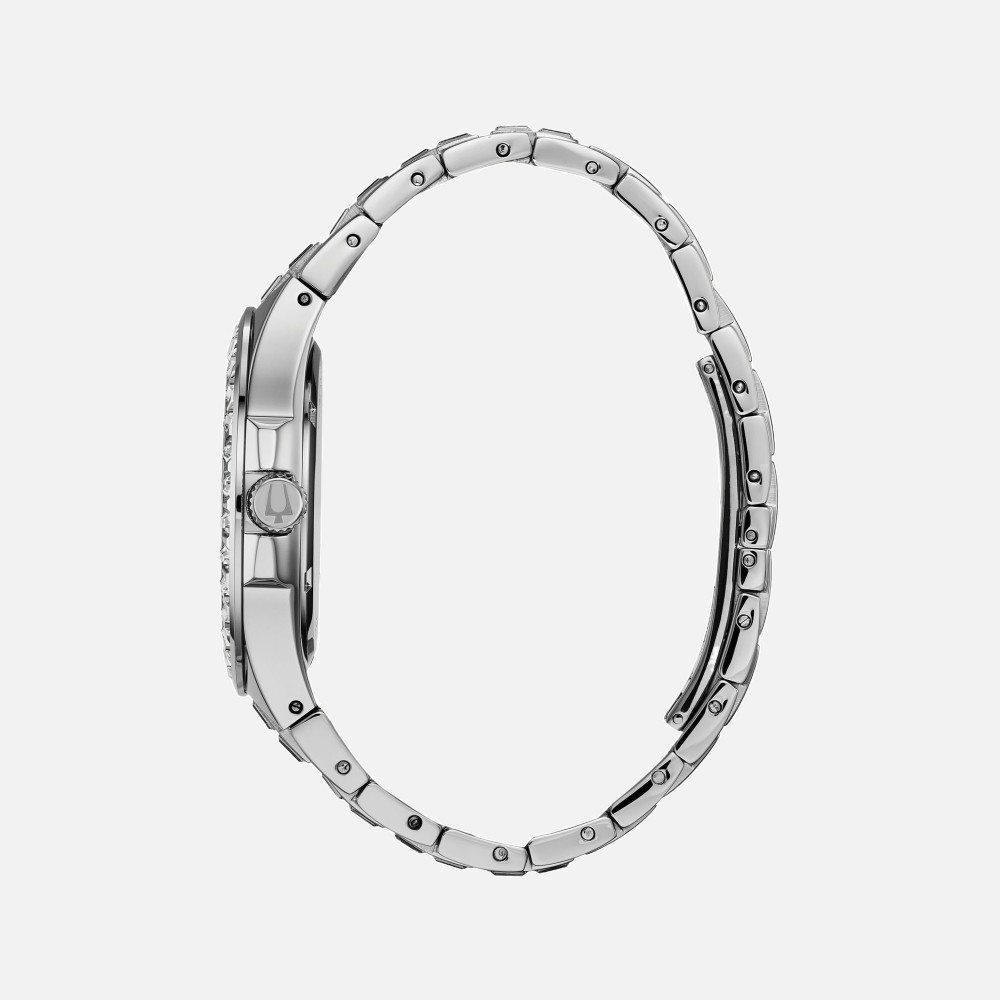 96A236 Phantom Baguette Crystal 42mm Stainless Steel Watch