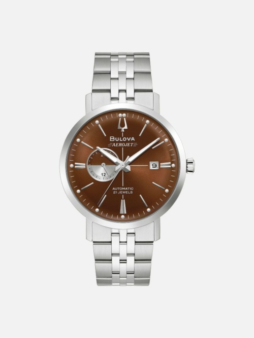 96B375 Aerojet Automatic Brown Dial on Stainless Steel Bracelet