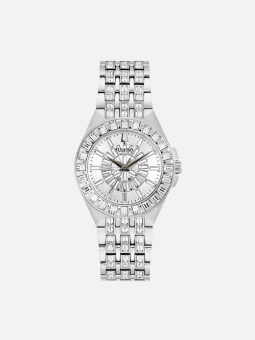 96L278 Phantom Baguette Crystal 32mm Stainless Steel Watch