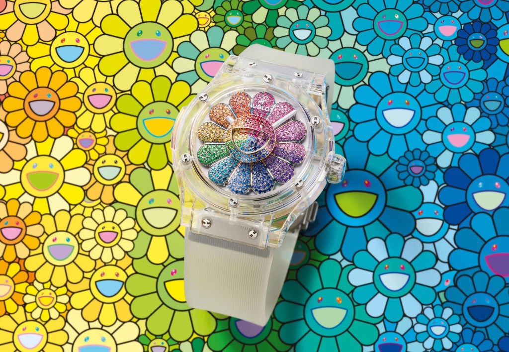 Clocks and Cultural Crossovers 4 Hublot Murakami Sapphire Rainbow