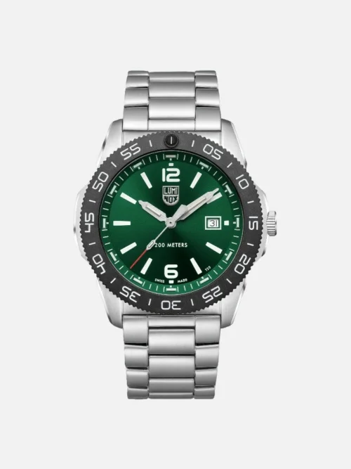 3137 Pacific Diver with Green Dial on Stainless Steel Steel Bracelet
