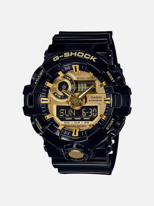 Casio G-Shock GA-700 SERIES GA710GB-1A Analog Digital Watch