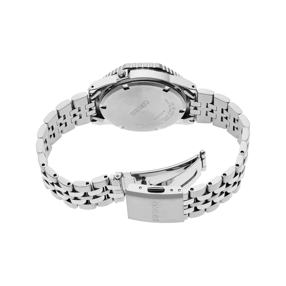 Seiko SMGG21 Rotocall digital quartz watch - caseback and bracelet view